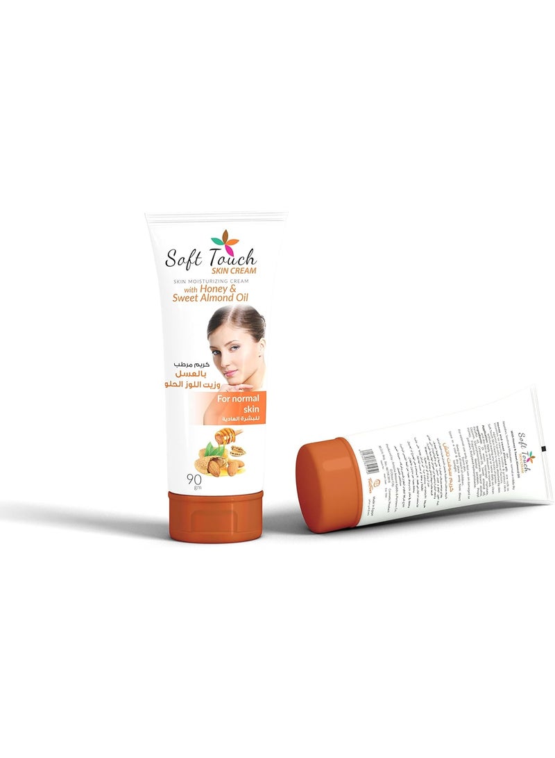 Soft Touch Cream with Honey & Almond Oil for Normal Skin – 90 g - Image 3